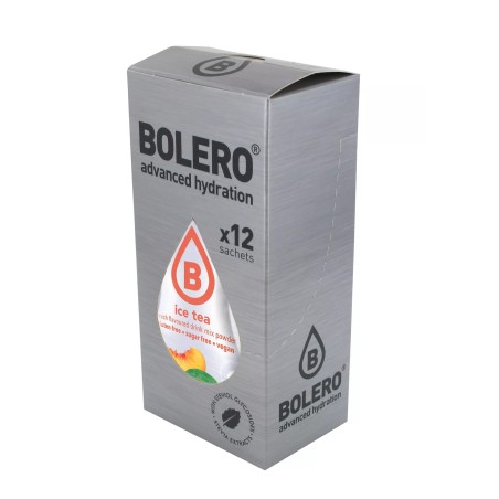 Ice Tea Peach - Box of 12 Sachets (12x3g) sugar-free drink - BOLERO®