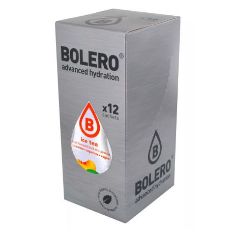 Ice Tea Peach - Box of 12 Sachets (12x8g) makes 18L. of sugar-free drink - BOLERO®