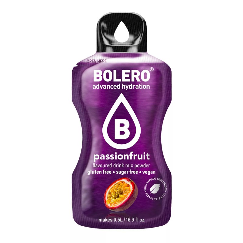 Passionfruit - Box of 12 Sachets (12x3g) sugar-free drink - BOLERO®